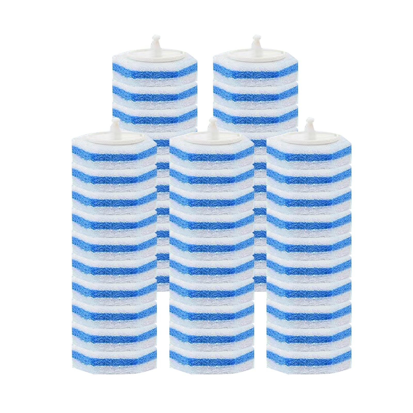 

Одноразовая насадка для унитаза поставляется с чистящей жидкостью для унитаза, сменная губка для унитаза, сменная губка, 50 шт. One Size белый