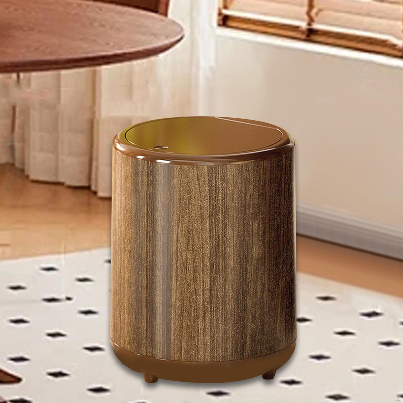 

Контейнер для отходов объемом 12 л с крышкой для кухни и гостиной Without Wheels