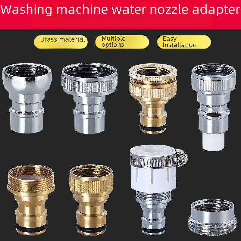 Adaptor robinet mașină de spălat din cupru – Convertor 4/6 puncte și accesoriu țeavă de admisie