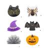 1PC Halloween Bat Pumpkin Spiders Hair Clip For Kids Party Costume Accessories Practical Acrylic Design Safe Hairpins