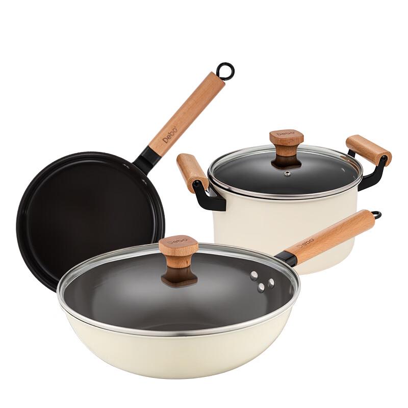 De Buyer Osborne 3-Piece Fine Iron Cookware Set