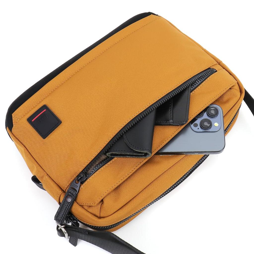 Takeo Kikuchi Aston Shoulder Bag 755102 Camel