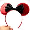 Sparkling Bow Headband for Adults and Children for Princess Photo Shoots and Amusement Park Hair Accessories