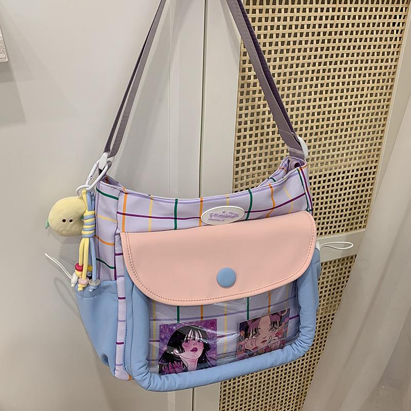 A New Large Capacity Japanese Style Printed Backpack for Girls  Junior High School and Senior High School Students  and A Backpack for Girls