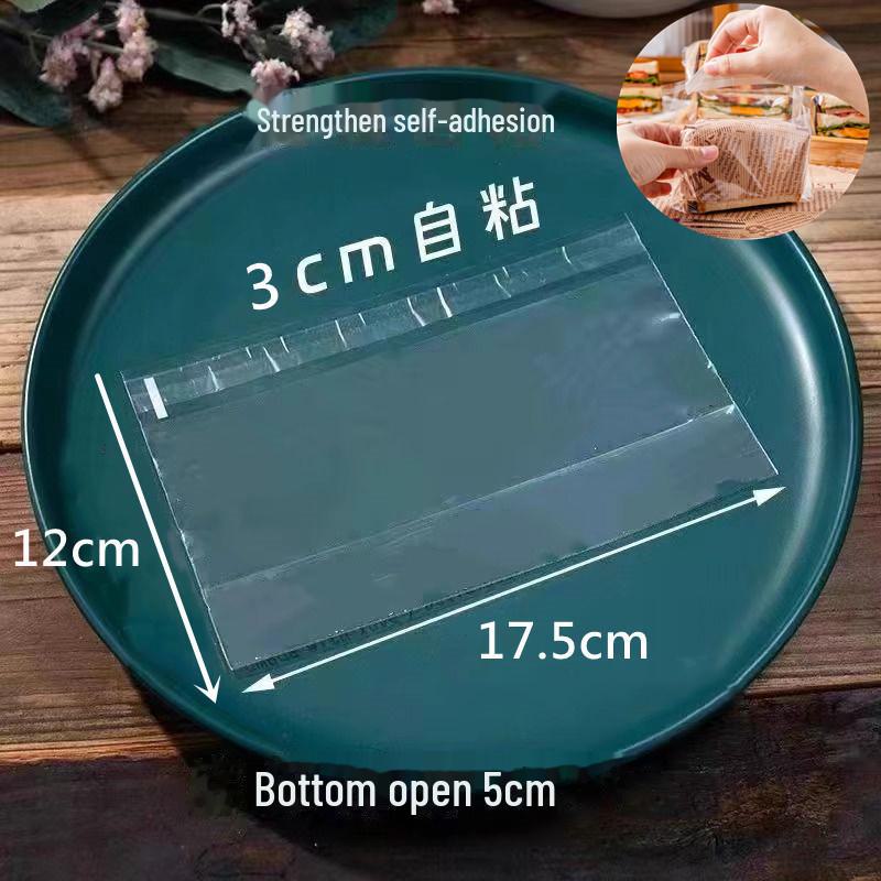 Clear Food-Grade Ziplock Bags for Sandwiches and Bread