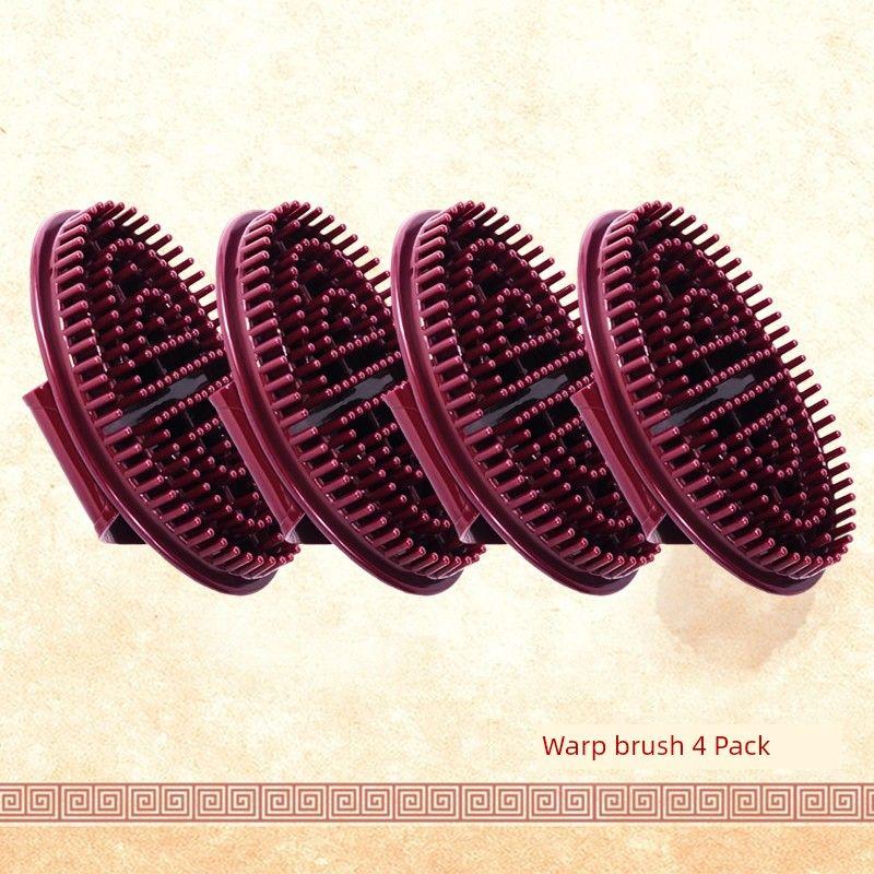 

for Entire Body Massage Brush Massage Brush Soft Brush Soft Silicone Body Fat Brush Gua Sha Scraping Massage Tool Brush Leg Acupuncture Point Meridian Brush 4 Pack