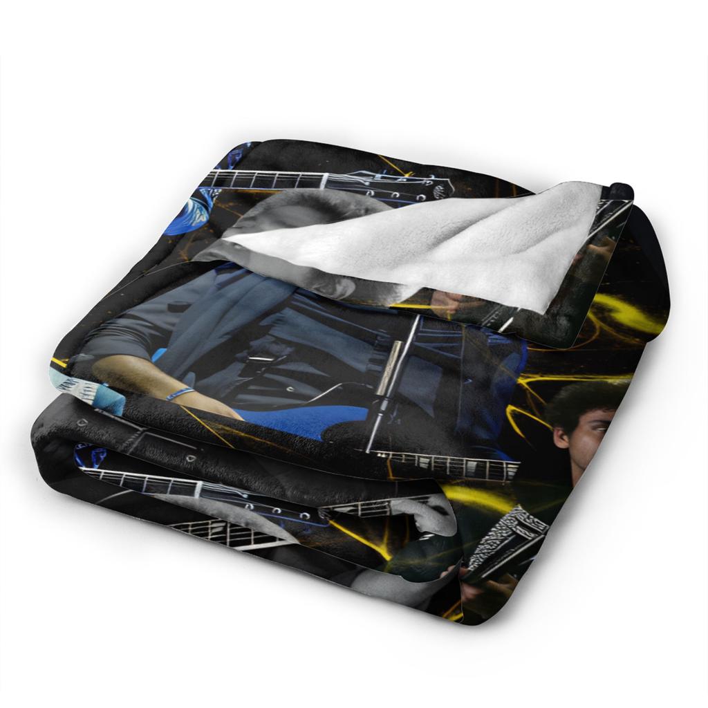 Gustavo Cerati Argentine Singer Blanket Warm Soft Print Plush Throw Blanket For Girls Boys Bedroom Flannel Bedspread Bed Cover