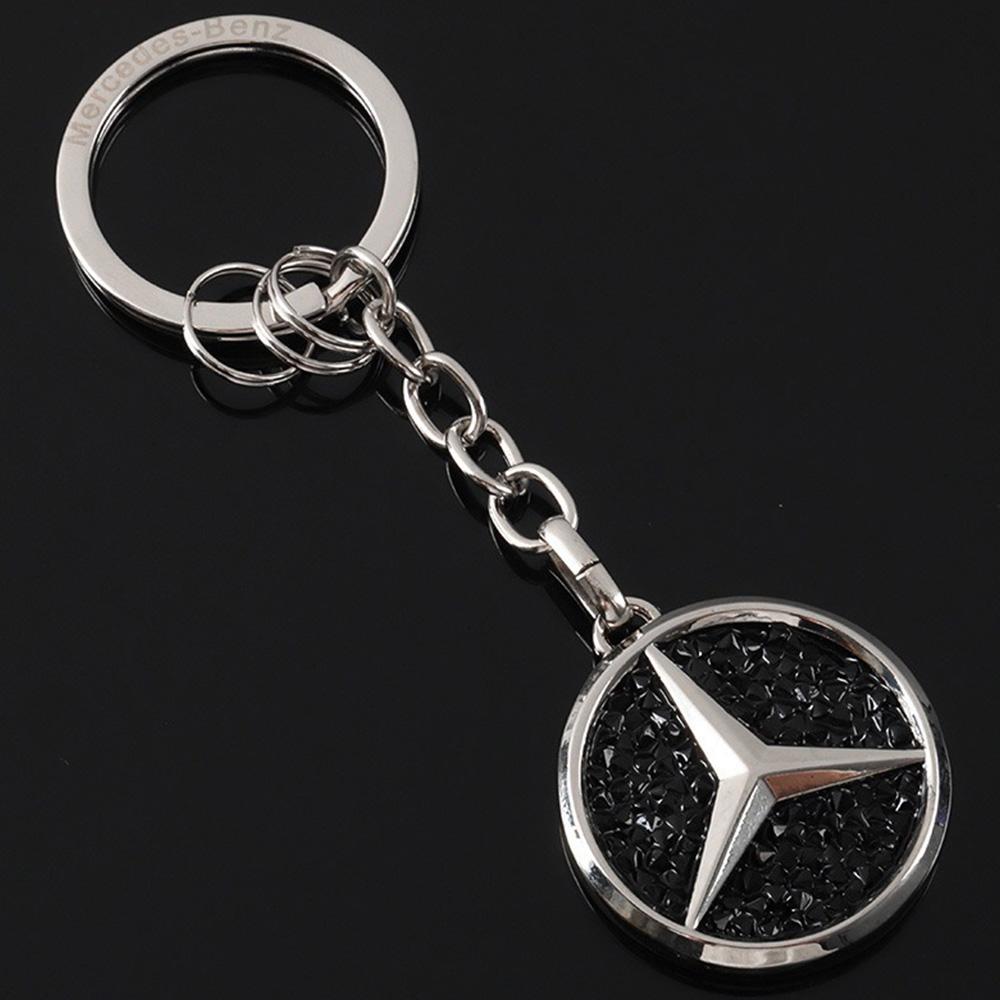Pegatina de Coche Nuevo Llavero de Aleación de Zinc para Coche Colgante Anillo de Llave Regalos Para Mercedes Benz AMG Smart W176 W204 W203 W205 W212 W211 W124 CL