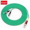 Telecom-Grade 10G OM3 LC-FC Armored Fiber Optic Patch Cable, 10m