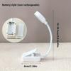 1 White LED Clip On Book Light, Three Color Temperatures, Adjustable Brightness, Mini Lightweight Bedside Reading Light, Perfect for Work, and Study