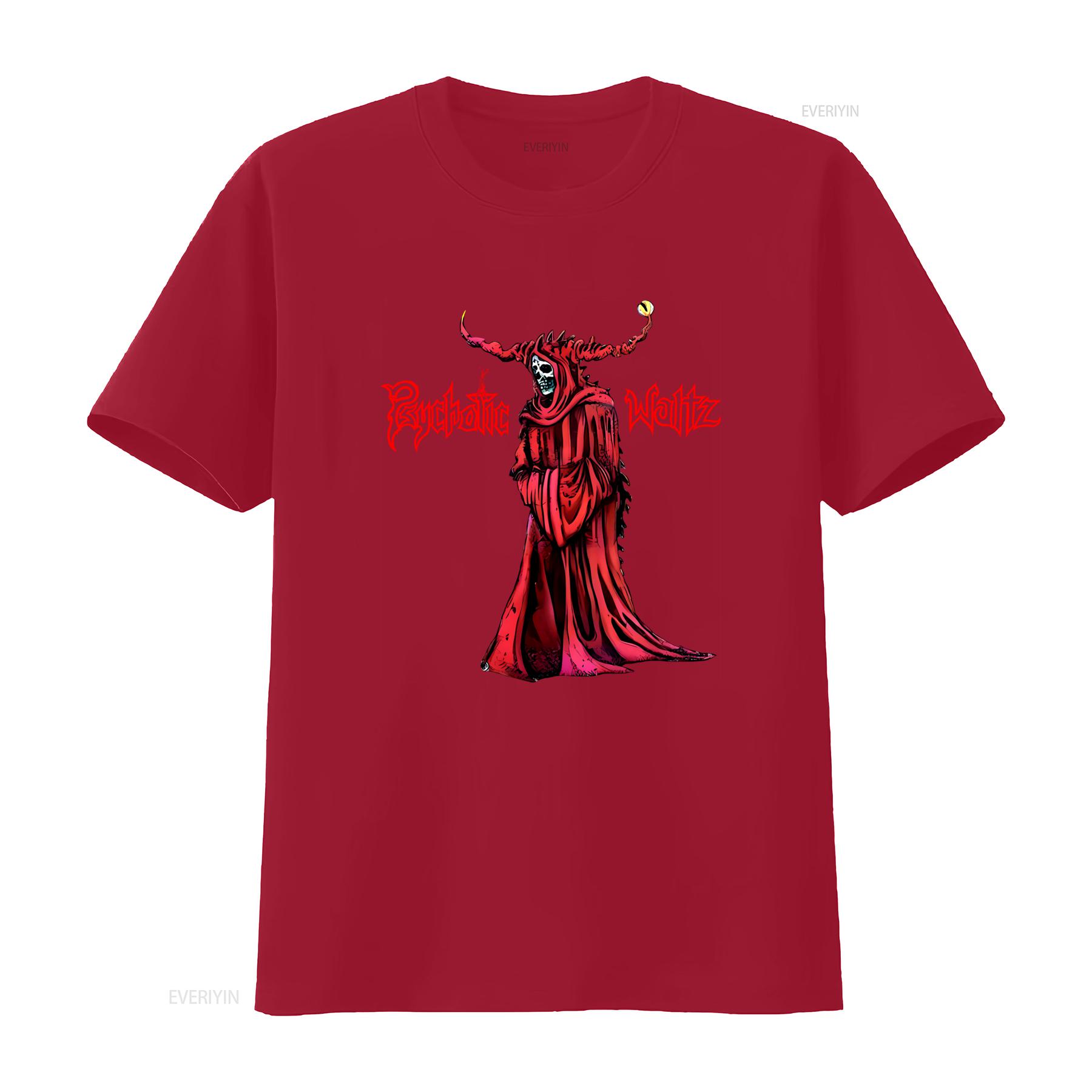 

Vintage 1991 Psychotic Waltz Tour Cotton T Shirt Skull in Red Robe Design All Sizes Available vintage Washed S