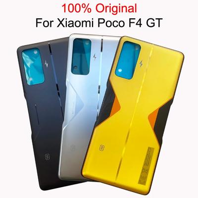 Dla Xiaomi Poco F4 GT Szklana Pokrywa Baterii Tylna Obudowa Tylnych Drzwiczek Mi F4GT 21121210G Wymiana Pokrywy Baterii