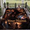 Custom Name The Hobbit Crystal Velvet Floor Rug Personalized Text Soft Carpet Home Decor