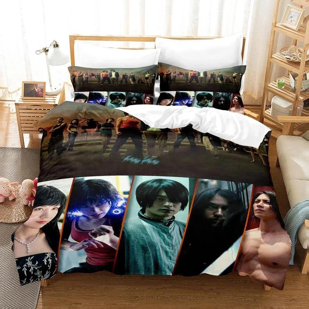 Comforter 3D Alice In Borderland Season 2 Bedding Set For Boys Bedroom Single Double Full Queen King Size