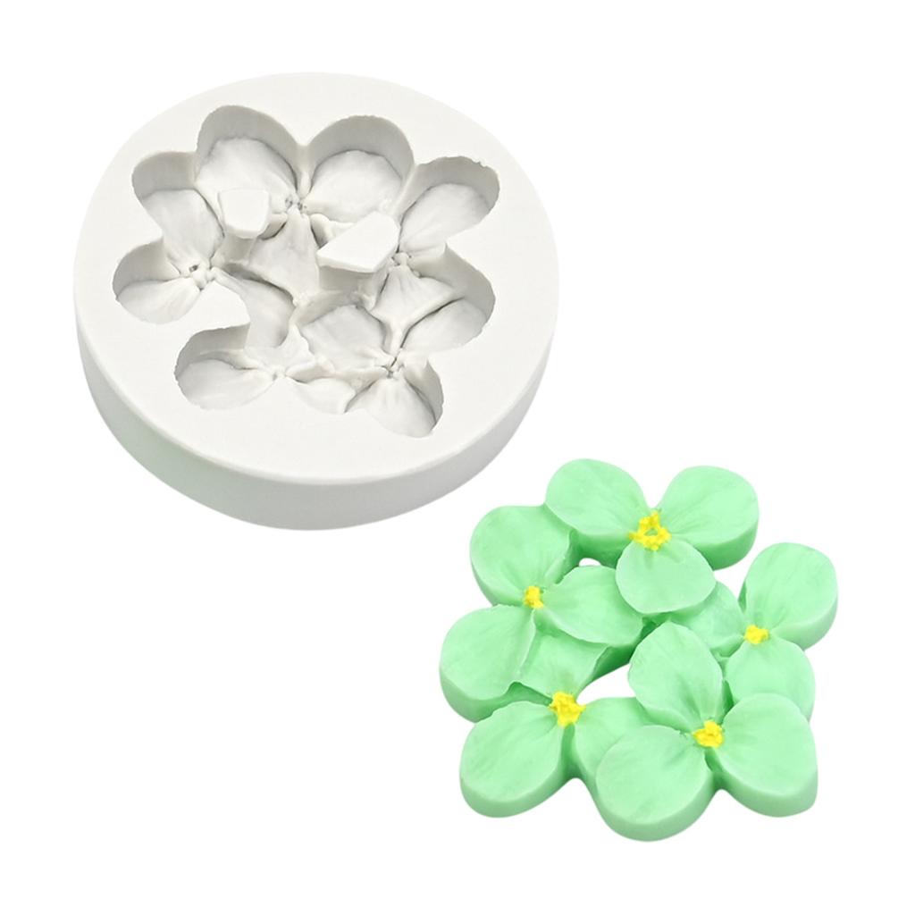 Moldes de Silicone 3D de Flores para Fazer Velas e Sabonetes, Molde de Silicone para Chocolate, Doce, Bolo