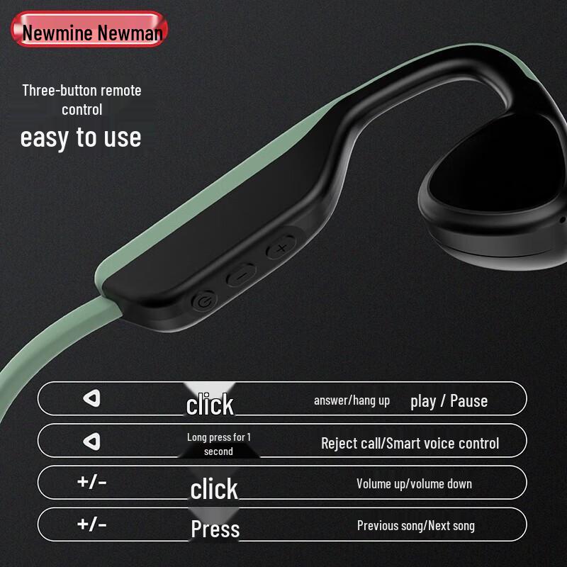 Newmine H81 Bone Conduction Sports Bluetooth Earphones