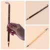 2pcs Soft Hair Chinese Brush 0.5cm Imitation Rabbit Hair Painting Pen for Chinese Plastic Soft Grip Hook Line Pen Student