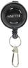 SMITH LTD Rocchetto per chiavi a clip 60 cm rotante nero