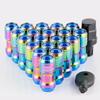 Volk Racing Mehrfarbige&Blaue Stahlfelgen Felgen Radmuttern 20 Stück/Set