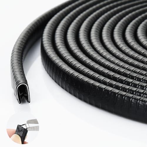 

Молдинг двери автомобиля AiQInu, Предотвращает царапины двери автомобиля, Защита кромки двери, Предотвращение столкновений, Молдинг кромки двери, Снижает шум ветра, U-образный