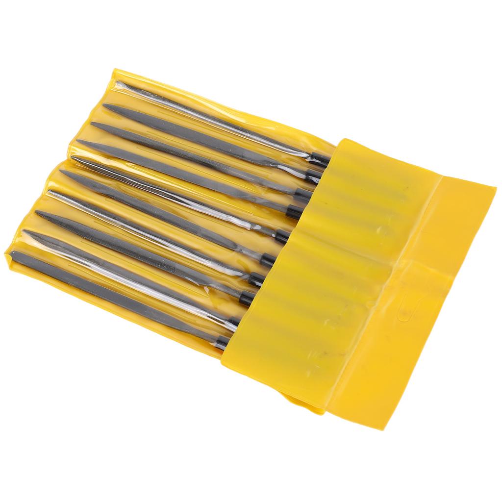 10 szt. Zestaw pilników do gitary Wielofunkcyjny metalowy pilnik igłowy do nakrętek i progów gitary Luthier Muzyk Naprawa