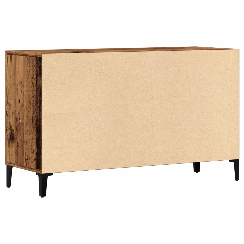 Vidaxl Chest of Drawers, Old Wood, 100X36X60 Cm, Wood-Based Material