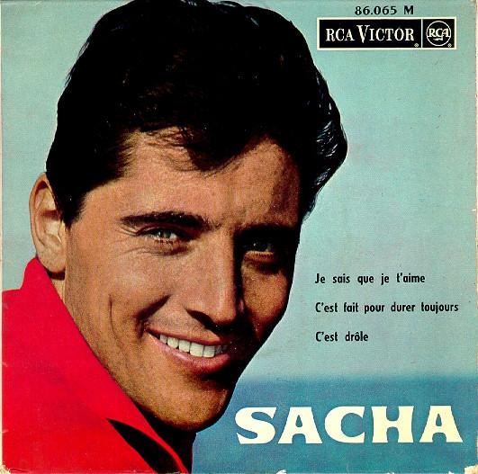 

7inch Record SACHA Je Sais Que Je Taime 86065 RCA VICTOR 1964 France Pop Used