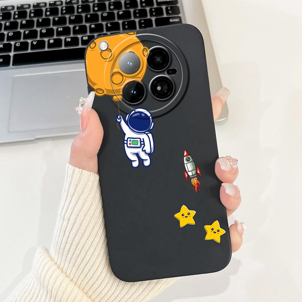 Cartoon Fashion Back Cover For Infinix Zero 40 4G X6860 Phone Case Soft Silicone Dragon Astronaut Black Cat Funda Zero40 Bumper