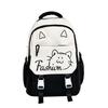 2026 New Large Capacity Nylon Backpack Student Simple Cute Cat School Bag Multifunctional Storage Pack