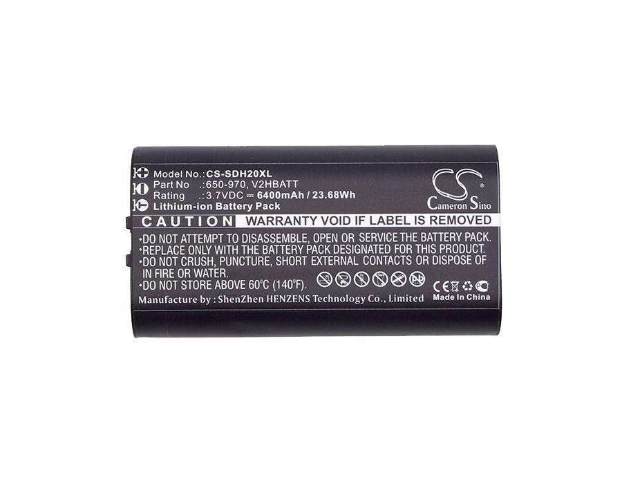 

Cameron Sino 6400mAh Dog Collar Battery 650-970, V2HBATT for SportDog TEK 2.0 GPS handheld