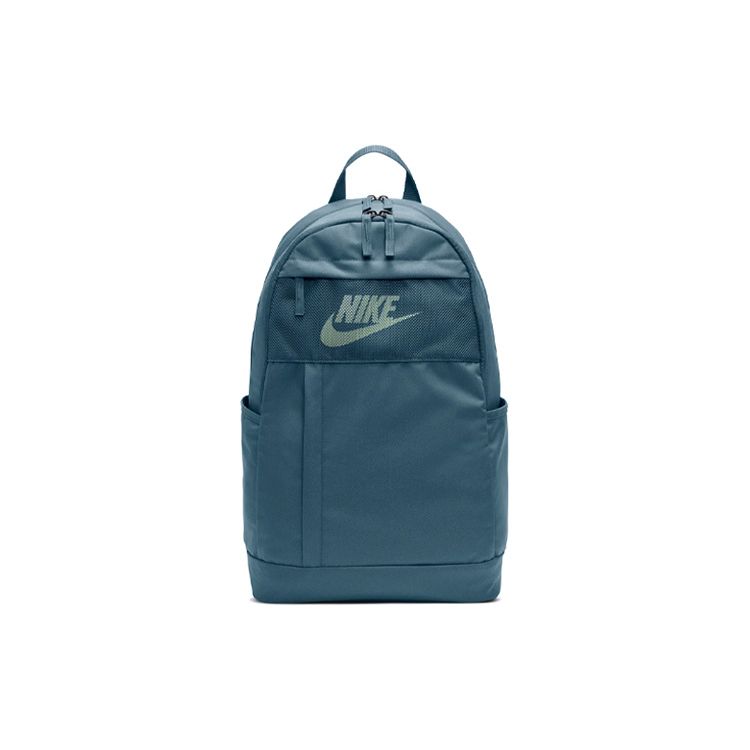 Nike Fashion Casual Student Basic Zipper Backpack Unisex Backpacks Peacock-Blue BA5878-381 Peacock Blue