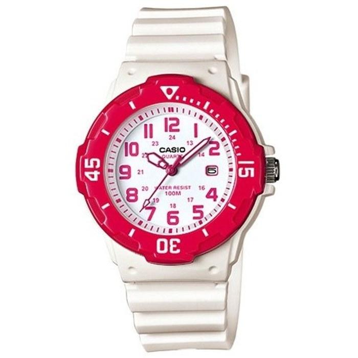 Casio Diver's Look 10BAR Water Resistant Resin Watch (LRW-200H-4B, LRW-200H-4B2) - Women's Size (White)