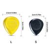 100Pcs Water Drop Shaped Guitar Thumb Picks Colorful Clear Electric Guitar Pick with Storage Box Guitar Accessories