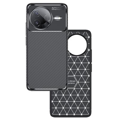 Carbon Fiber Cover For Xiaomi Poco F7 Pro Case Soft Silicone Funda For Poco F7 Pro F7 Ultra Thin Phone Case For Poco F7 Pro Case