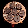 Metal Bullets With Rotating Zoster Cylinders Polyhedral Dice Segpunk Coc Run Board Game Device