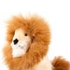 INJOI Plush Animal, Natural Alpaca Fur, Rare, Fluffy, Handmade, Cute, Perfect Gift for Anniversaries and Special Occasions (Lion, 30cm, Natural,