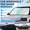 For Changan CS35 PLUS Foldable Front Windshield Sun Shade UV Reflective Sun Protection Cover Car Interior Accessories