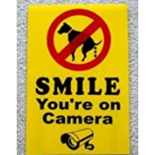 Please Be Respectful Sign  No Dog Pooping or Peeing  Durable Tin Yard Sign for Outdoor Use  Ideal for Home Decor Wall Decor P