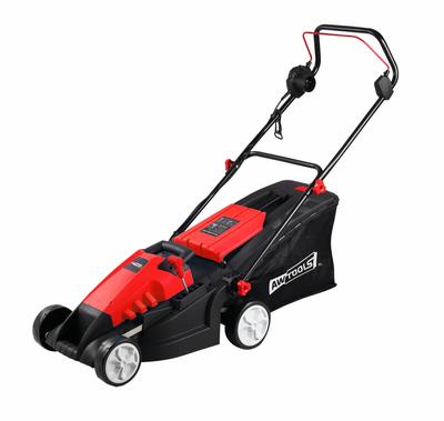 Awtools Elektrorasenmäher 1400W 38cm Induktionsmotor Zf6123A