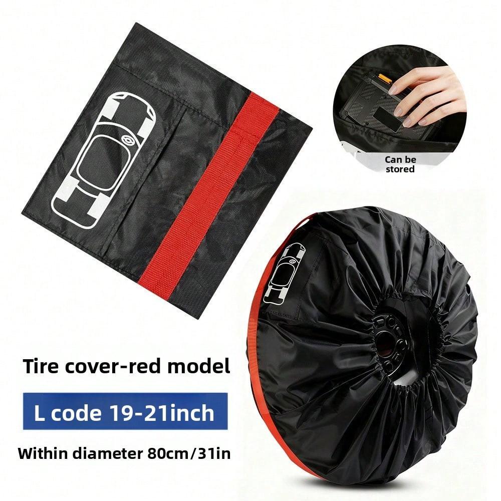 Car Spare Tire Cover All-inclusive Tire Cover Waterproof and Dustproof Spare Tire Cover Snow Tire Cover Protective Storage Bag