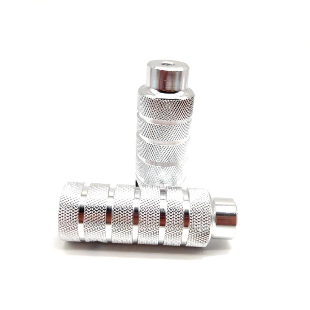 

Bicycle Foot Pins 110 X 38mm Aluminum Alloy Non-slip Bike Pegs For 3/8in Axles, Red/Yellow/Blue/Black/Silver, 2 Pcs срібний