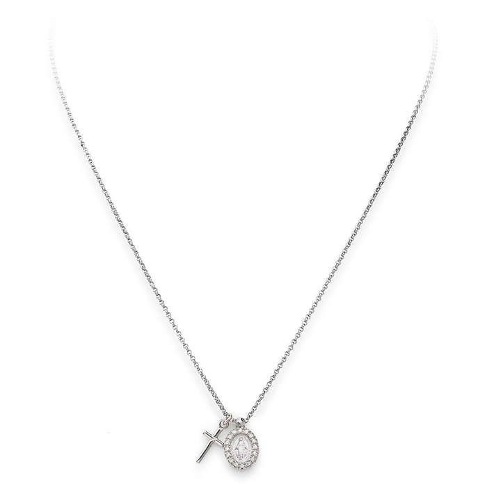 Collier Pendentif - AMEN - Mod. CLCMZB - Bijou Neuf - Livraison rapide - Garantie 2 ans