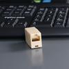 Cable adapter Ethernet Sockt CAT5 CAT6 RJ45 Extender Plug Dual Straight Head Network Cable Connectors Cable Joiner Coupler