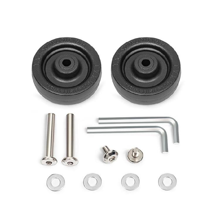 2PCS Plastic Suitcase Replacement Rollers Quiet Wheels Easy Install Assembly Practical Travel Luggage Casters