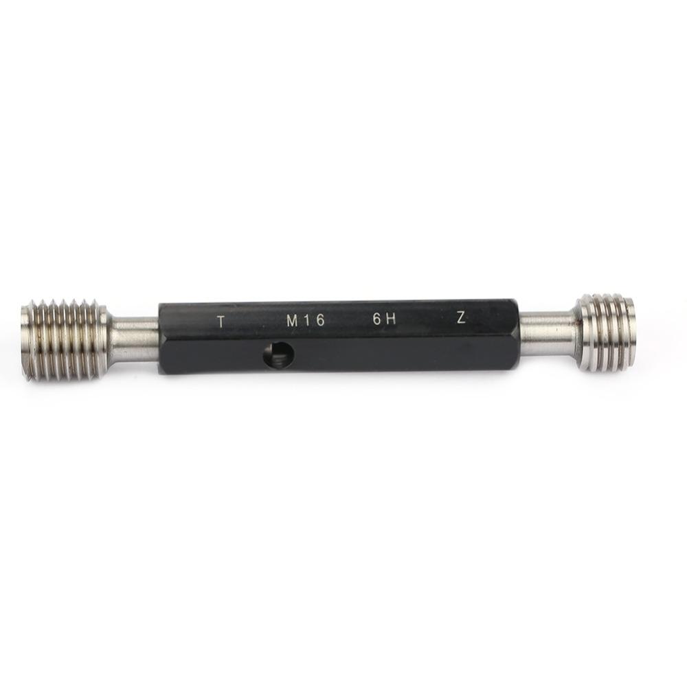 Double End Hex Handle Thread Plug Gauge M16*2.0 Steel Thread Gauge For Industrial Measurement