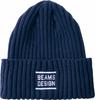 Hat Knit Cap ZETT by BEAMS DESIGN BH79702 [ZETT] Men's Navy/White