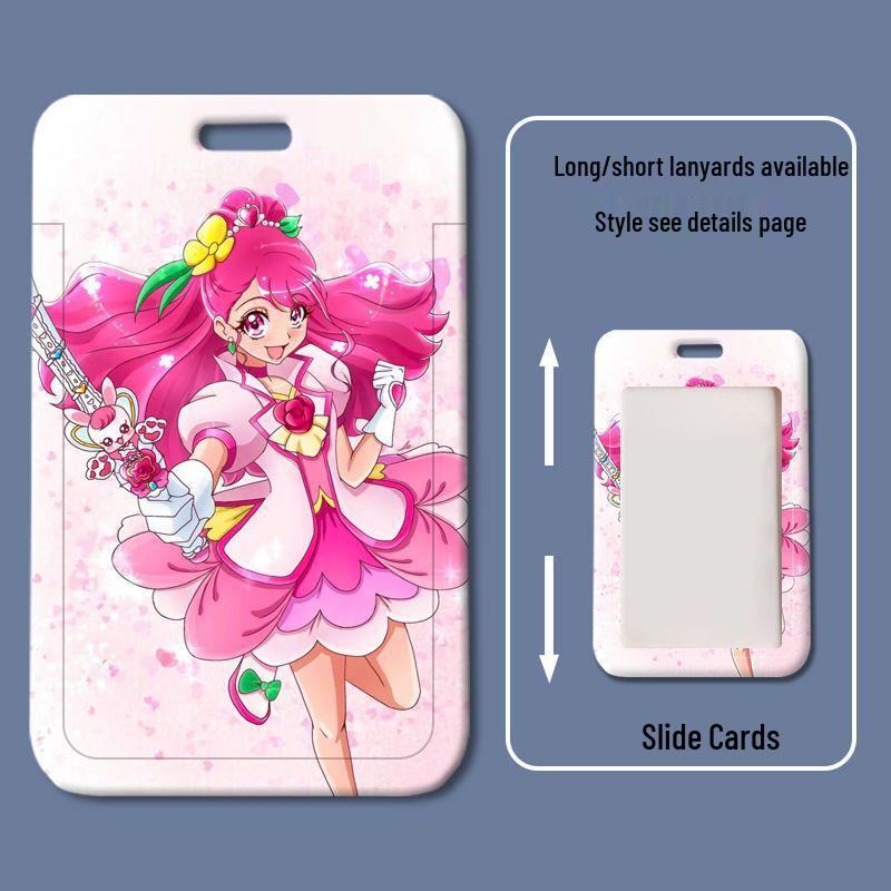 Pretty Cure Card Sleeves: Student Meal, School ID, Name & Access Card Holder