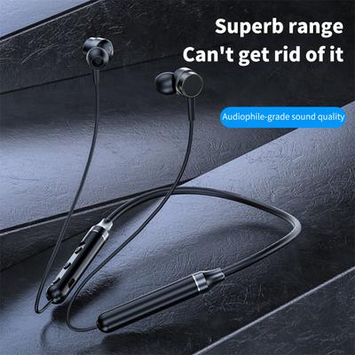 Wireless Earphone High Fidelity Intelligent Noise Cancelling IPX5 Waterproof Bluetooth-compatible5.1 Neckband Stereo Sports Earbud for Doing Sports
