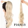Syntetisk hestehale 32 tommer lang fleksibel sjal rundt hestehale hårforlengelser Blond Svart For kvinner Fake Tail Hairpiece Daglig bruk