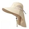 Outdoor Sports Jungle Hiking Hat Fishing Hat Wide Brim Bucket Hat With Neck Cover Quick Dry Men Fishermen Sun Protected Cap